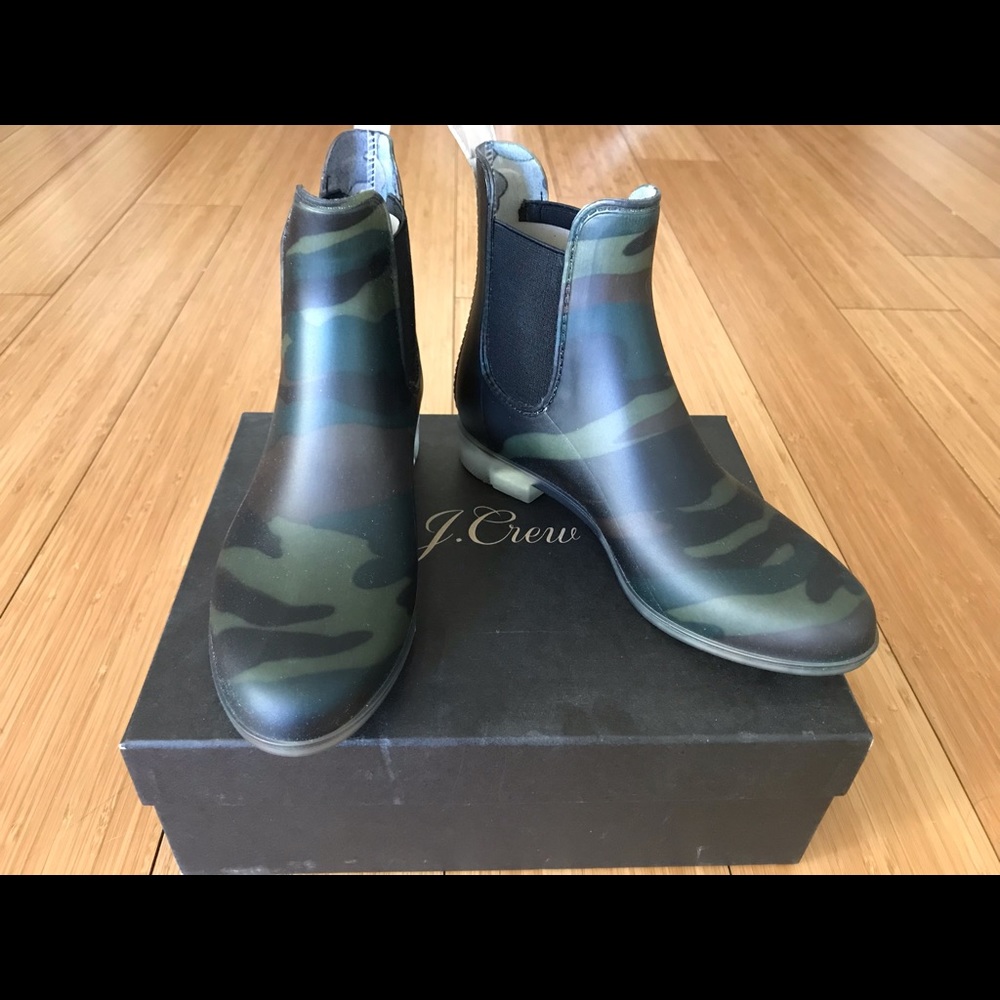 J.Crew Matte Chelsea Rain Boots